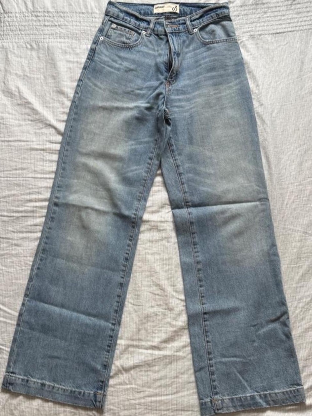 Garage Women’s Light Blue Wash Wide-Leg Jeans